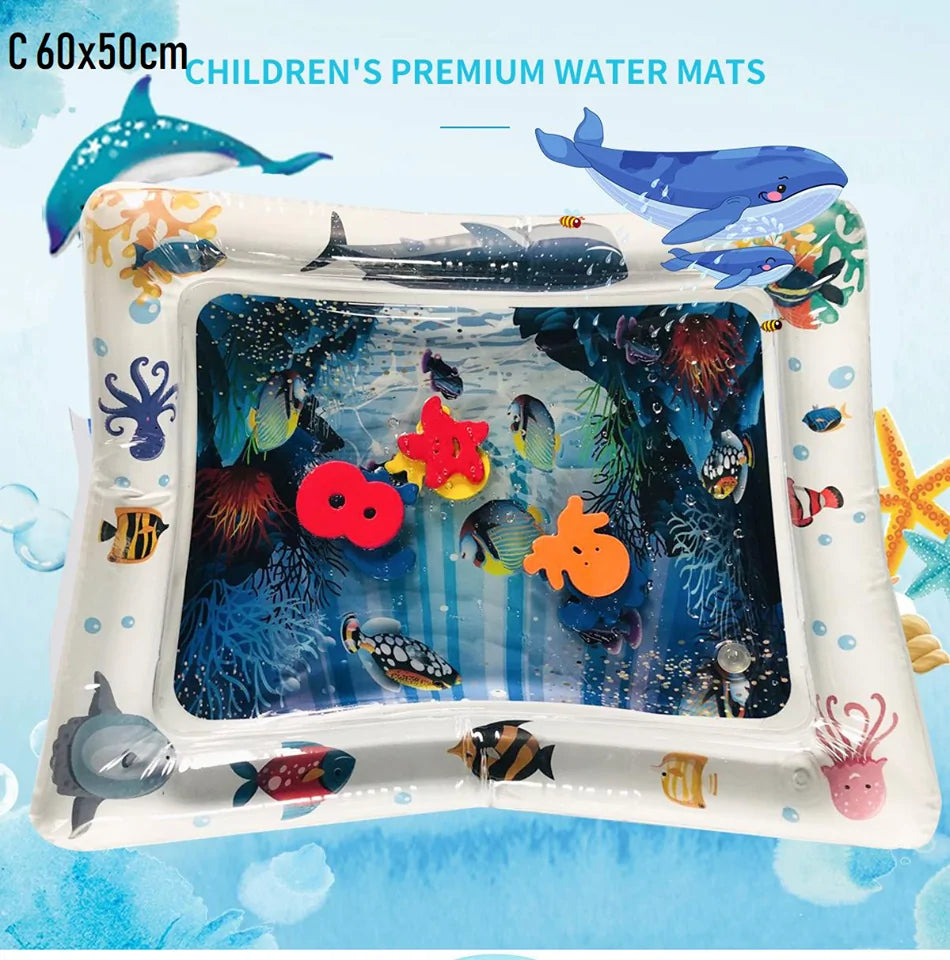 Ocean Adventure Tummy Time Mat -  Inflatable Water Mat