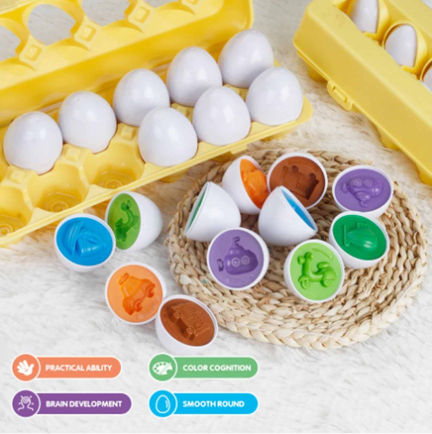 EggSorter Challenge - Sorting Puzzle for Kids